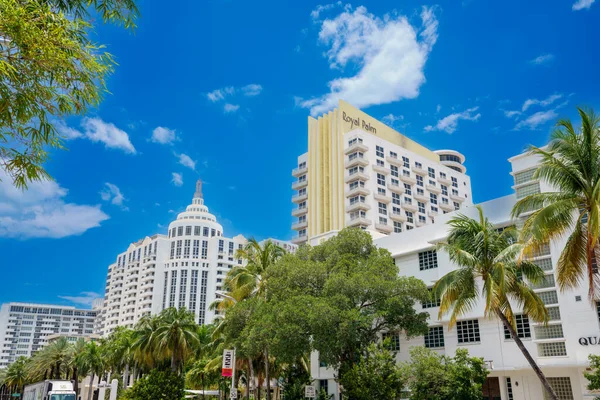 Miami Beach Junio 2023 Foto Stock Royal Palm Hotel Miami — Foto de Stock