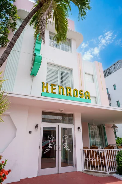 Майами Бич Флорида Сша Июня 2023 Года Henfa Hotel Miami — стоковое фото