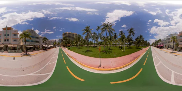 Miami Beach Usa Junho 2023 360 Pistas Esféricas Equiretangulares Para — Fotografia de Stock