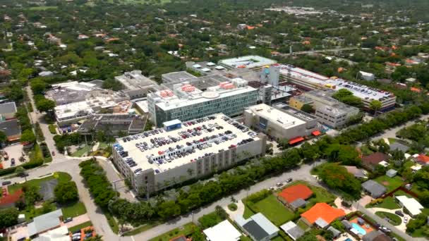 Aerial Drone Clip Miami Childrena Hospital Video — Vídeos de Stock