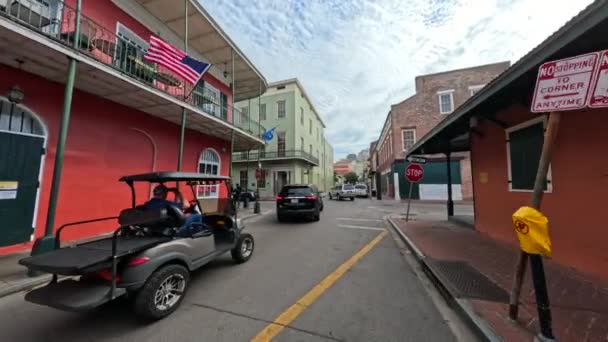 Francia Negyed New Orleans Utazási Cél 2023 — Stock videók