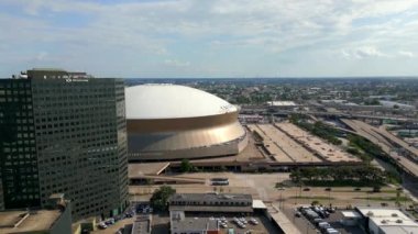 Hava Videosu Caesars Superdome New Orleans Los Angeles 2023 dolaylarında