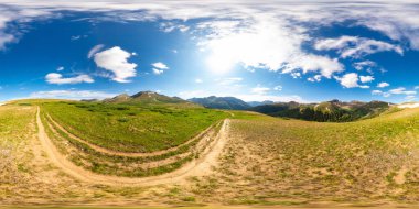 360 eşkenar dörtgen fotoğraf Independence Pass Continental Divide Twin Lakes Colorado