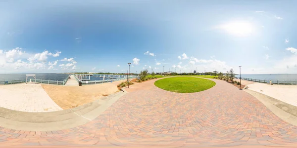 360 사각형 Vince Whibbs Community Maritime Park — 스톡 사진