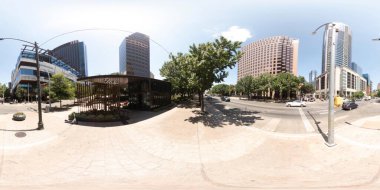 Austin, TX, ABD - 24 Temmuz 2023: 360 Ellis Pub 'ın eşkenar dörtgen fotoğrafı