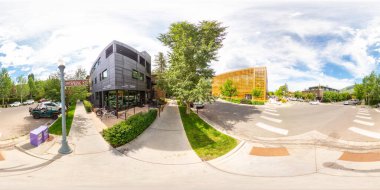Aspen, CO, ABD - 27 Temmuz 2023 eşkenar dörtgen panorama Sotheby 's Emlak Aspen Colorado