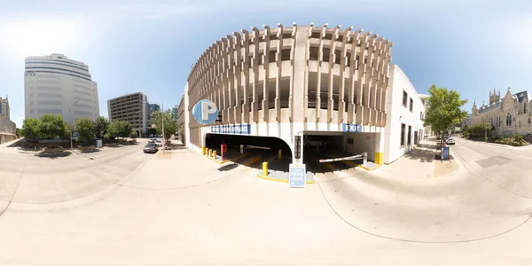 Austin Estados Unidos Julio 2023 360 Equirectangular Photo Public Parking — Foto de Stock