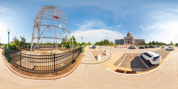 Oklahoma City Usa Juli 2023 360 Ekvirektangulär Bild Phillips Gamla — Stockfoto