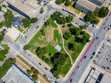 İnsansız hava aracı fotoğrafı Wooldridge Square Austin Texas