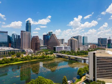 Austin Teksas 'ta havadan çekilmiş bir fotoğraf. Temmuz 2023 dolaylarında.