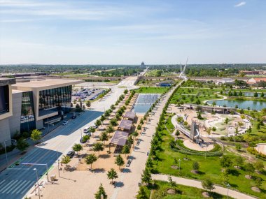 Makas Kuyruklu Park Oklahoma City 'de 2023 dolaylarında havadan insansız hava aracı fotoğrafı.