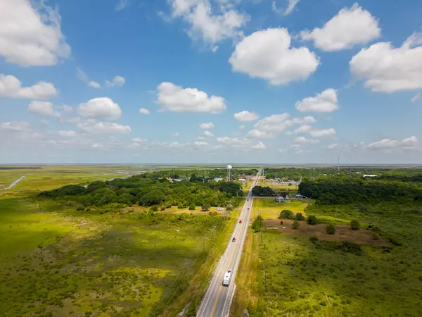 Jalan Foto Udara 124 Stowell High Island Texas — Stok Foto