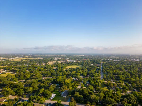 Foto Udara Dari Lingkungan Perumahan Brenham Texas — Stok Foto