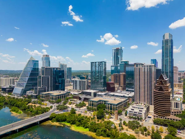 Aerial Skyline Austin Texas Usa — Stock Photo, Image