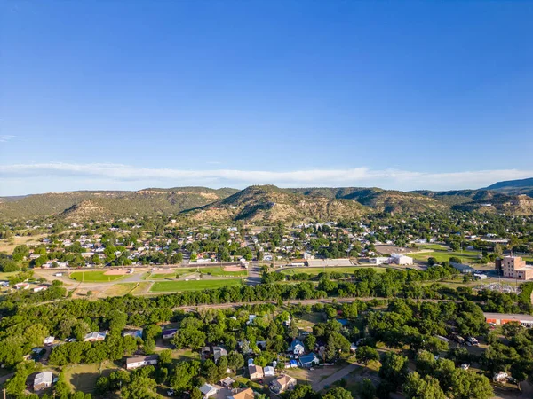 Aerial Photo Raton New Mexico Mountains Background — Stock Photo, Image