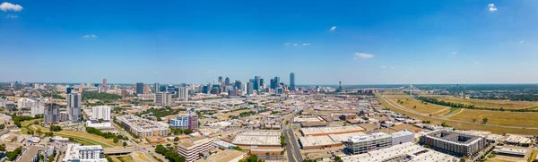 Panorama Aereo Downtown Dallas Texas — Foto Stock