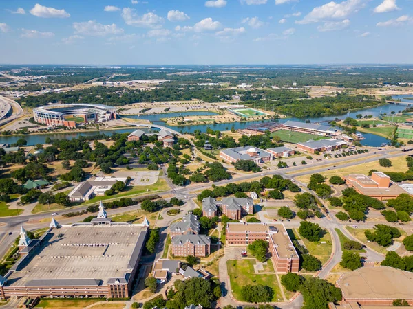 Waco Usa Luglio 2023 Drone Foto Baylor University Waco Texas — Foto Stock