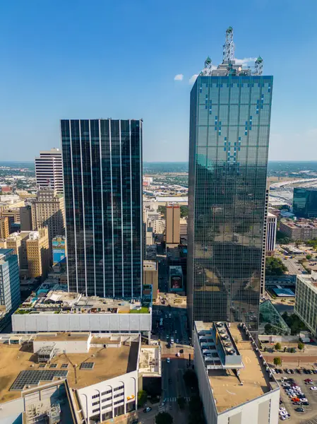 Dallas Usa Července 2023 Letecká Fotka Renesance Tower Downtown Dallas — Stock fotografie