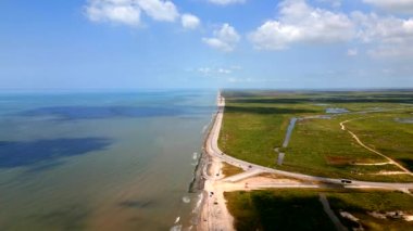 Texas Yaz Sıcaklığı dalgası High Island Beach Gulf of Mexico 2023
