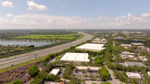 Aerial Dron Wideo Interstate I75 — Wideo stockowe