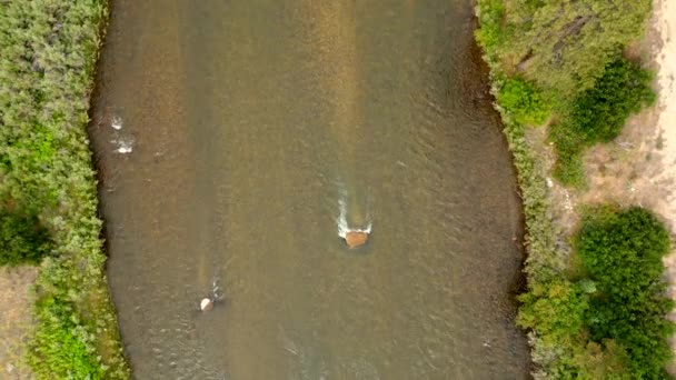 Filmik Lotu Ptaka Arkansas River Cotopaxi Colorado Usa — Wideo stockowe