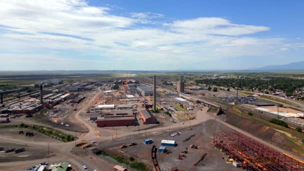 Stock Video Planta Industrial Pueblo Colorado Usa — Vídeo de stock