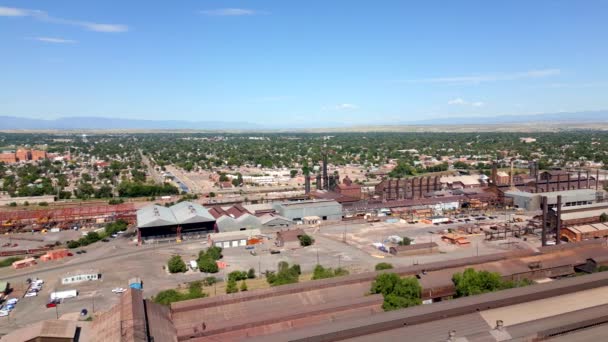 Heavy Industry Pueblo Colorado — Vídeo de stock