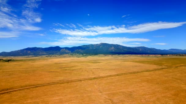 Wideo Lotnicze Rye Colorado Stany Zjednoczone Górski Krajobraz — Wideo stockowe