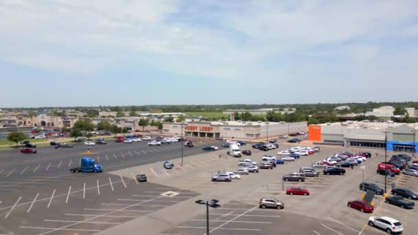 Aerial Drone Video Westgate Marketplace Oklahoma City — Wideo stockowe