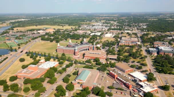Vídeo Aéreo Drones Baylor University Waco Texas — Vídeos de Stock