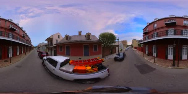 360 Mozgókép New Orleans Frenzh Quarter Túra — Stock videók