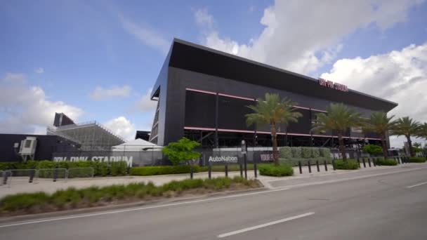 Magazyn Wideo Drv Pnk Stadium Fort Lauderdale Domem Dla Drużyny — Wideo stockowe