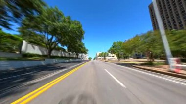 Austin Texas şehir merkezi. Yolculuk varış yeri 2023.