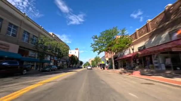 Kota Tua Trinidad Main Street Colorado Tujuan Perjalanan Amerika Serikat — Stok Video