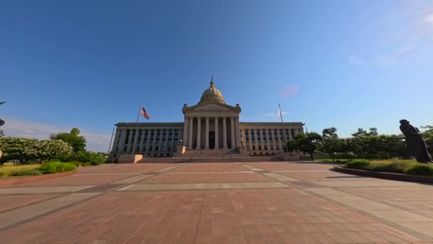 Stockvideo Oklahoma State Capitol Building 2023 — Stockvideo