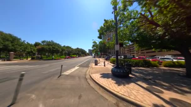 骑自行车游览奥斯汀德克萨斯2023年左右 — 图库视频影像