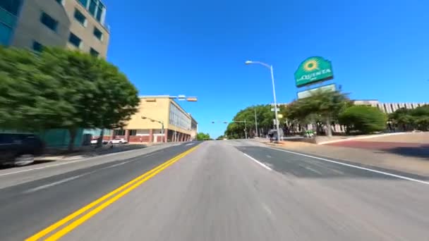 Austin Texas Dolaylarında Araba Sürüyorum 2023 Yazında — Stok video