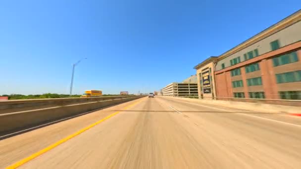Hyperlapse Drive Austin Texas Usa Dálnice — Stock video