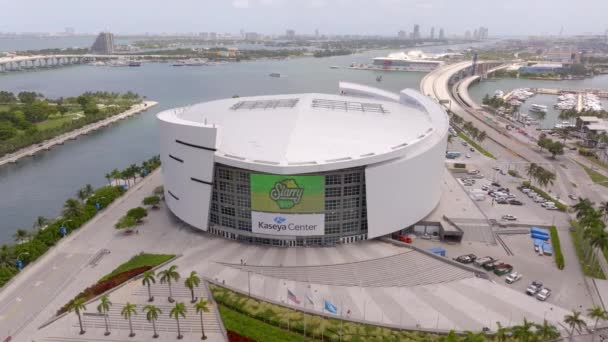 Miami Usa Sierpnia 2023 Kaseya Center Miami 2023 — Wideo stockowe