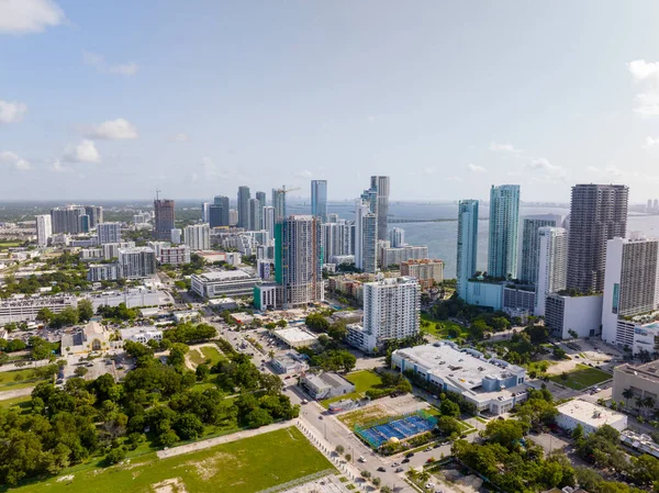 Miami Usa Août 2023 Highrise Waterfront Condominiums Miami — Photo