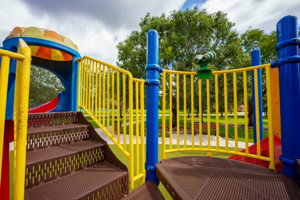 Childs Pov Point View Playing Park Playground — Stock Photo, Image