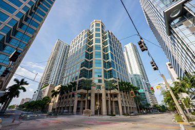 Fort Lauderdale, FL, ABD - 31 Ağustos 2023: Las Olas Bulvarı ve SW 3. caddenin fotoğrafı.