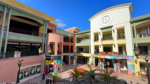 Miami Abd Eylül 2023 Sunset Place Miami Deki Dükkanlar — Stok video