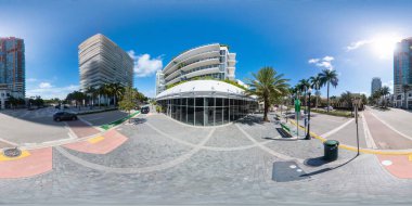 Miami Beach, FL, ABD - 3 Eylül 2023 Fotoğraf Marea Condominium Miami Beach eşkenar dörtgen vr