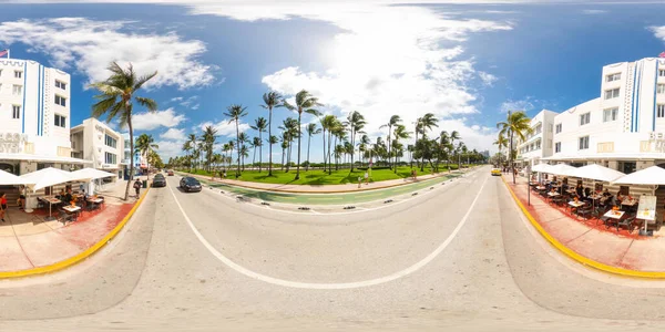 Miami Beach Estados Unidos Septiembre 2023 360 Equirectangular Photo Beacon — Foto de Stock