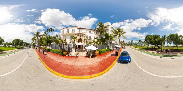 Miami Beach Verenigde Staten September 2023 360 Foto Versace House — Stockfoto