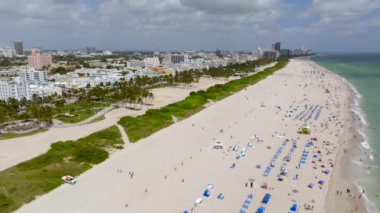 Miami Beach Florida 2023 geniş açı, çekim tespiti.