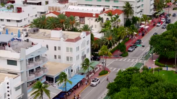 Arkiv Ocean Drive Miami Beach September 2023 — Stockvideo