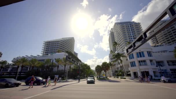 Fort Lauderdale Eua Setembro 2023 Panning Filmou Riomar Street A1Afort — Vídeo de Stock