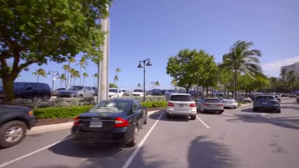 Miami Beach Usa Settembre 2023 Fort Lauderdale Pagato Parcheggio Comunale — Video Stock